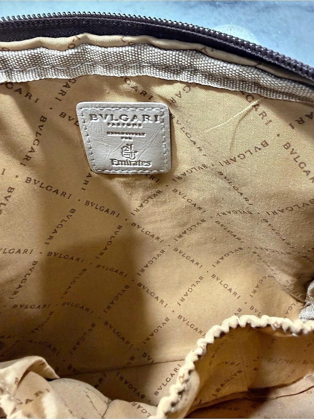 Bvlgari Parfums Exclusively for Emirates Amenity Kit Bag